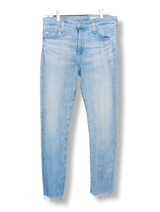 Ag Adriano Goldschmied Denim - AG Farrah Ankle Skinny High Rise Light Blue Jeans Size 28